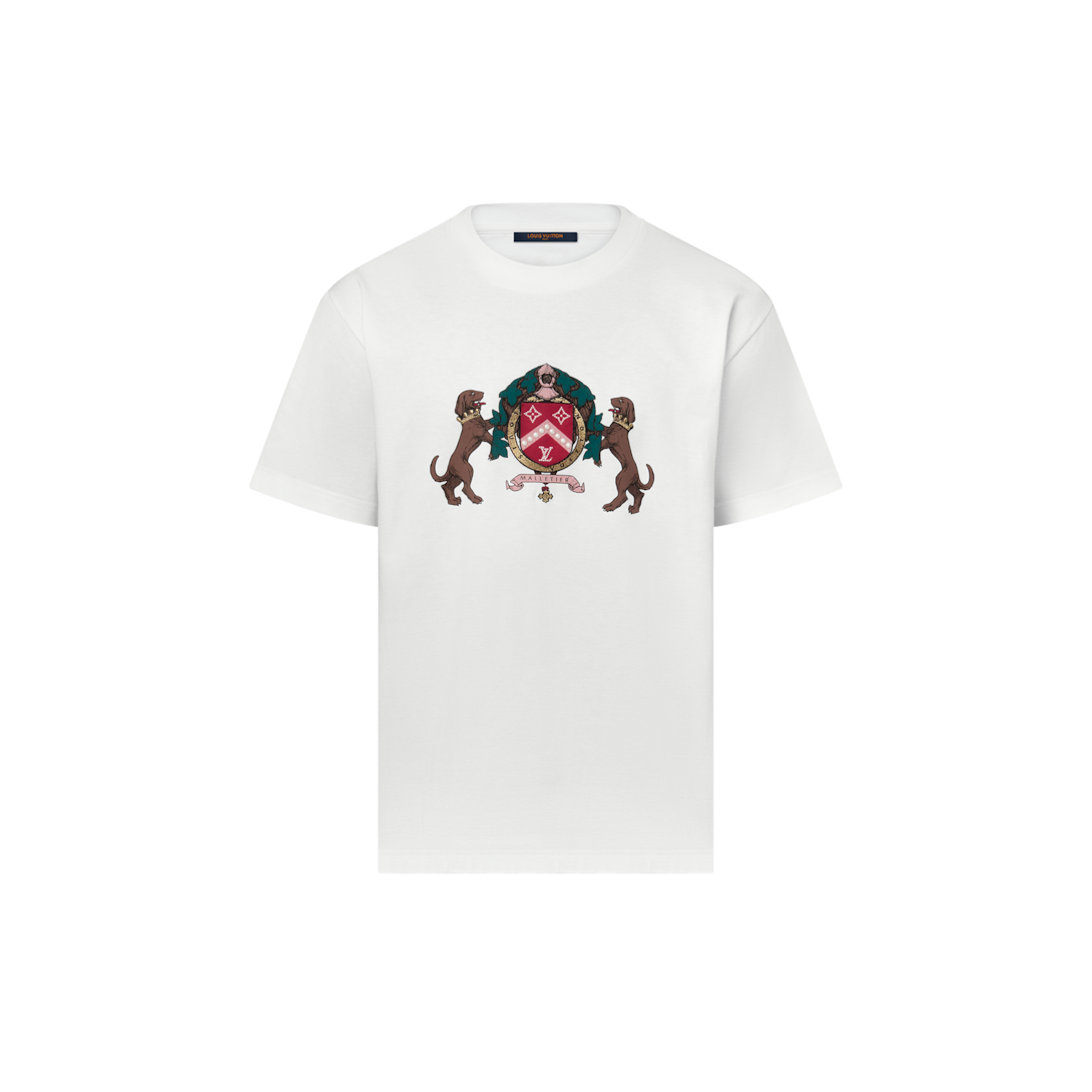 ＊刺繍がお洒落【Louis Vuitton】コットンTシャツ ホワイト 半袖 楽天市場】【中古】 LOUIS VUITTON | ルイ・ヴィトン ショート